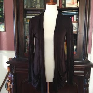 Calvin Klein Black Cardigan with Pockets size S/P